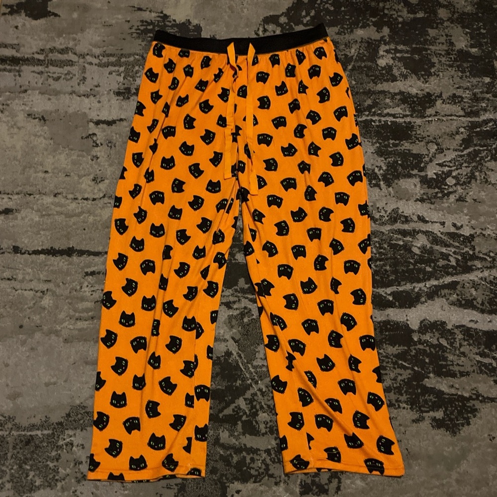 Cat Print Pajama Pants